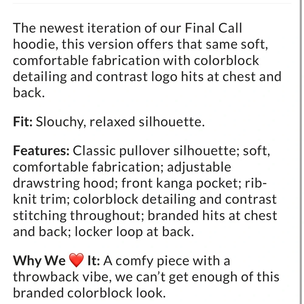 Final Call Colorblock Logo Hoodie - Picture 5 of 7